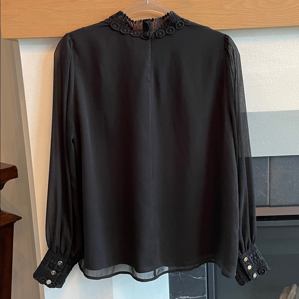 Ted Baker Vessar Lace Trim Blouse - Picture 4 of 9